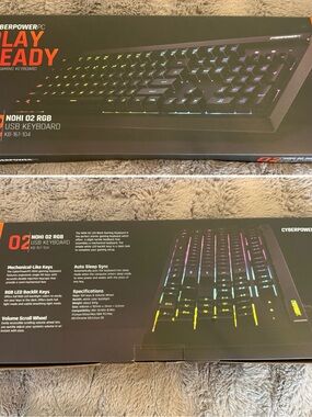 CyberPowerPC NOHI 02 RGB Wired Mechanical-Like Gaming Keyboard